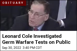 He Investigated Army&#39;s Germ Warfare Tests in Public
