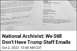 2 Years Later, Archives Says It Still Lacks Trump Staff Emails