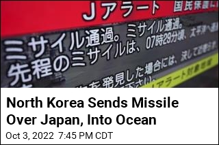 Take Cover, Japan Tells People as North Korean Missile Passes