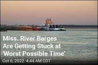 Barges Are Getting Stuck in the Mississippi River
