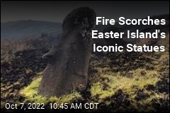 Fire Scorches Easter Island&#39;s Iconic Statues