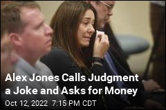 Jones Calls Judgment a Joke and Asks for Money