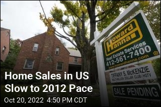 Home Sales in US Slow to 2012 Pace