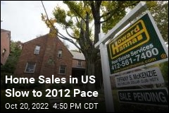 Home Sales in US Slow to 2012 Pace