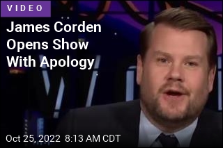 James Corden Opens Show With Apology