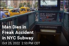 Man Dies in Freak Accident in NYC Subway