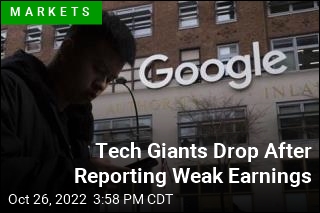 Tech Giants Drop After Reporting Weak Earnings