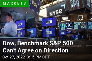 Dow, Benchmark S&amp;P 500 Can&#39;t Agree on Direction