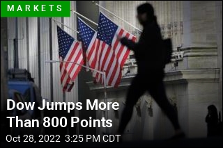 Dow Jumps More Than 800 Points