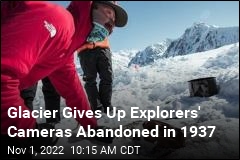 Glacier Gives Up Explorers&#39; Cameras Abandoned in 1937