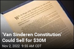 Group Gets Another Chance to Buy Rare Constitution for Public