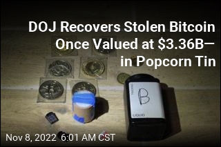 DOJ Recovers Stolen Bitcoin Once Valued at $3.36B&mdash; in Popcorn Tin