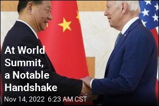 At World Summit, a Notable Handshake