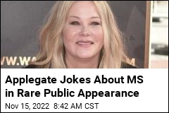 Applegate Jokes About MS in Rare Public Appearance