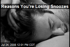 Reasons You're Losing Snoozes