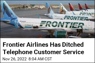 Frontier Airlines Has Ditched Telephone Custom Service
