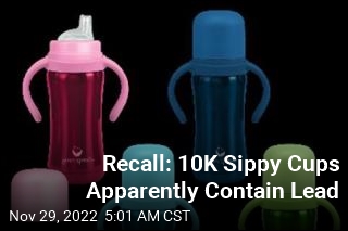 10K Sippy Cups Recalled Over Lead Poisoning Risk