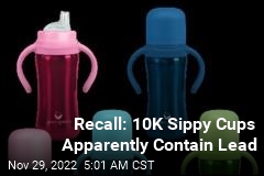 10K Sippy Cups Recalled Over Lead Poisoning Risk