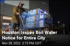 Boil Water Notice Issued for Entire City of Houston
