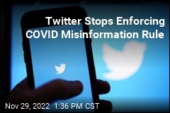 Twitter Stops Enforcing COVID Misinformation Rule