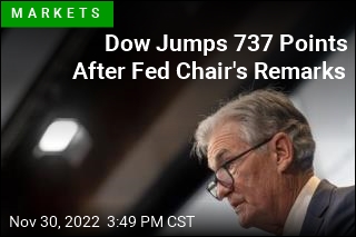 Dow Jumps 737 Points After Fed Chair&#39;s Remarks