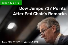 Dow Jumps 737 Points After Fed Chair&#39;s Remarks