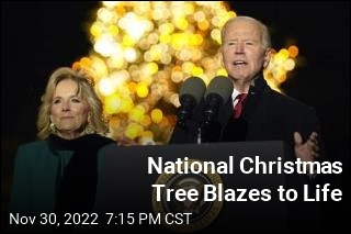 National Christmas Tree Blazes to Life