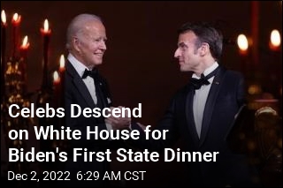 Biden Hosts Macron at Glitzy State Dinner