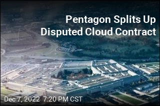 Tech Giants Will Share Pentagon Cloud Contract