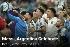 Messi, Argentina Celebrate