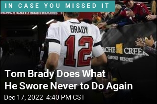 Tom Brady Does What He Swore Never to Do Again