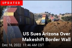 Arizona Governor Builds Wall of Shipping Containers on Border