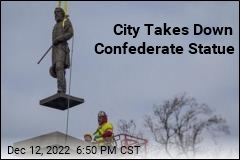 City Takes Down Confederate Statue