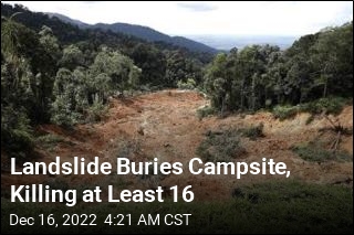 Landslide Kills at Least 16 at Malaysia Campsite