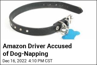Amazon Driver Accused of Stealing a Dog