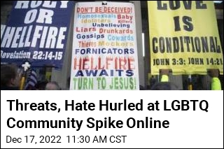 Threats, Hate Hurled at LGBTQ Community Spike Online