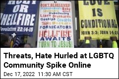 Threats, Hate Hurled at LGBTQ Community Spike Online