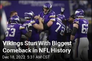 Vikings Stun With Biggest Comeback in NFL History