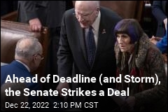Ahead of Deadline (and Storm), the Senate Strikes a Deal