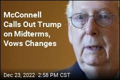 McConnell Blames &#39;Diminished&#39; Trump for Midterm Fails