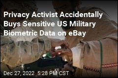Sensitive Biometric Data From Military Devices Found on eBay