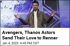 Marvel Stars Send Love to Jeremy Renner