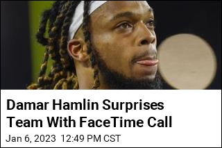 Damar Hamlin Surprises Team With FaceTime Call