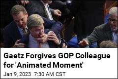Gaetz Forgives GOP Colleague for &#39;Animated Moment&#39;