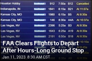 FAA Clears Flights to Depart After Hours-Long Ground Stop