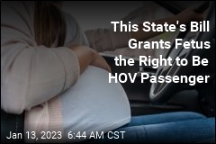 This State&#39;s Bill Grants Fetus the Right to Be HOV Passenger