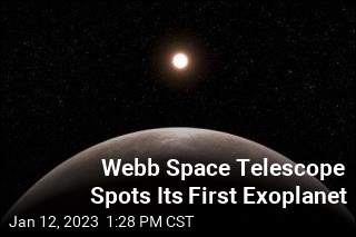 Webb Space Telescope Spots Its First Exoplanet