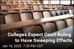 Supreme Court Ruling Could Upend College Admissions