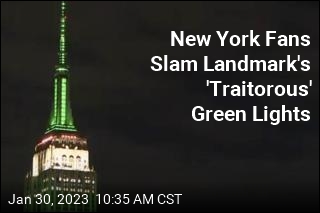 New York Fans Rant About Empire State Building&#39;s Green Lights