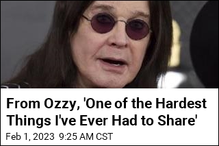 Ozzy Is Getting Off the Crazy Train of Touring